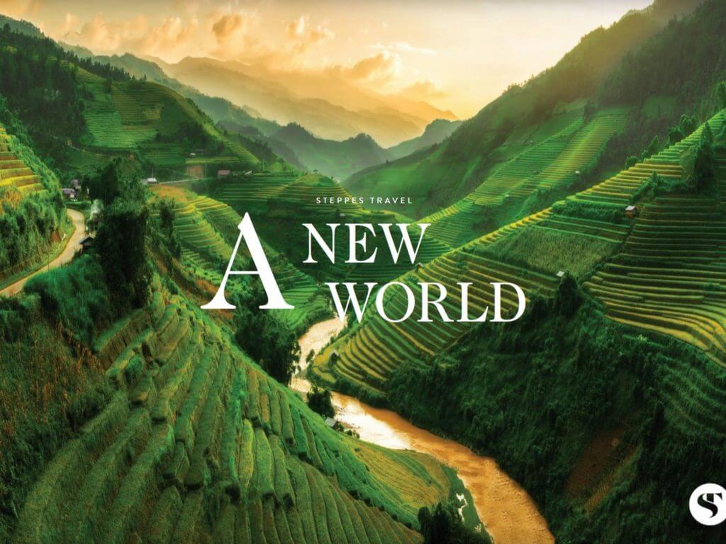 a new world brochure, steppes travel