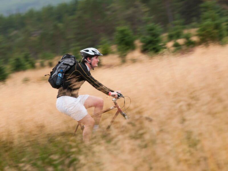 Mountain biking, Cairngorms National Park, Scotland
