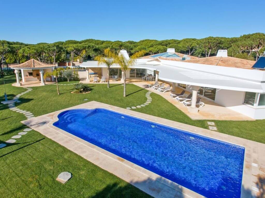 Villa Omar; airel view; Vilamoura; Algarve; Portugal