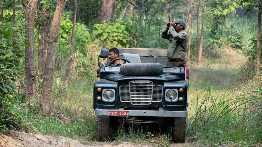 Jeep safari, Tiger Tops Karnali, Bardia National Park, Nepal
