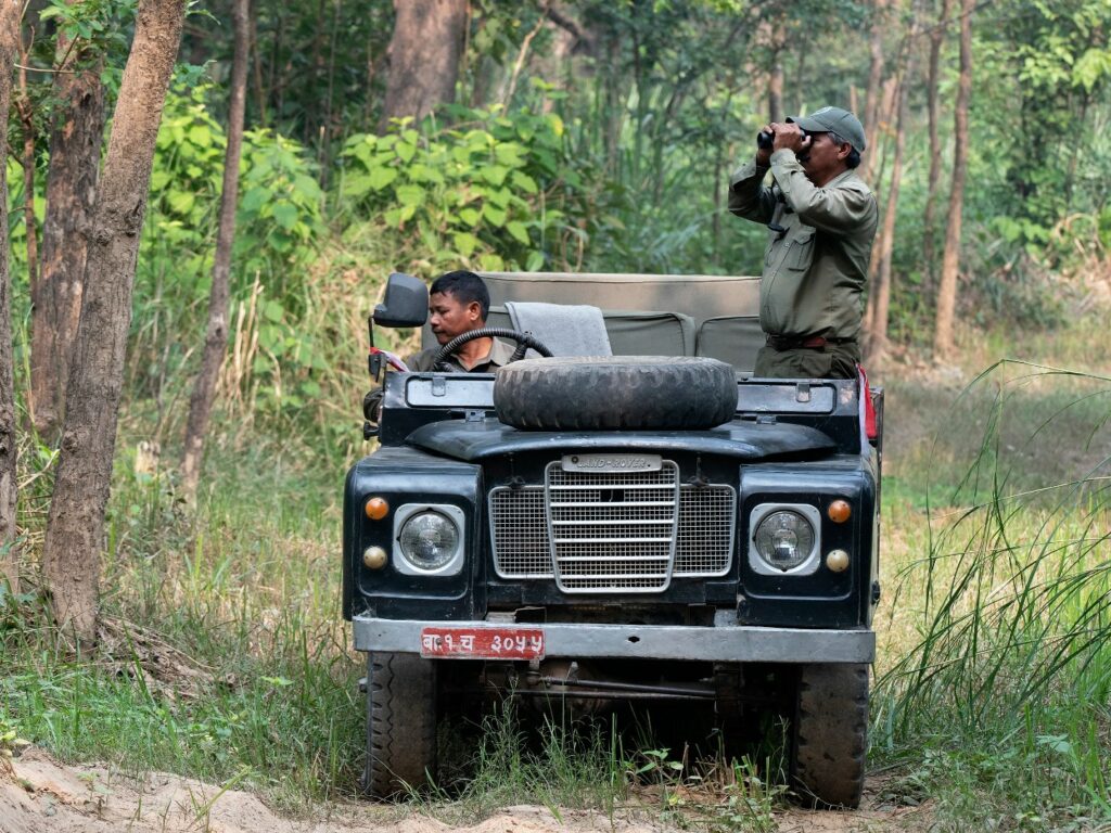 Jeep safari, Tiger Tops Karnali, Bardia National Park, Nepal