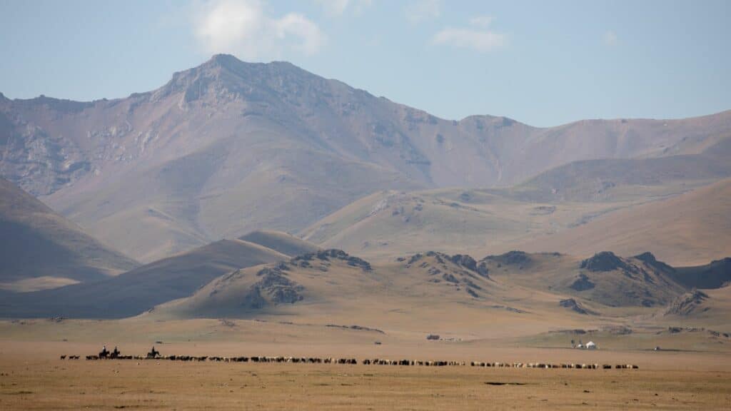 Son Kul Steppes, Kyrgyzstan