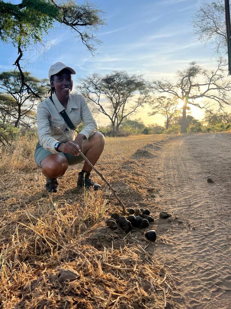 Ester Zambia ABC training in the bush