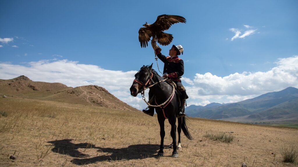 Kyrgyz eagle hunter, Kyrgyzstan