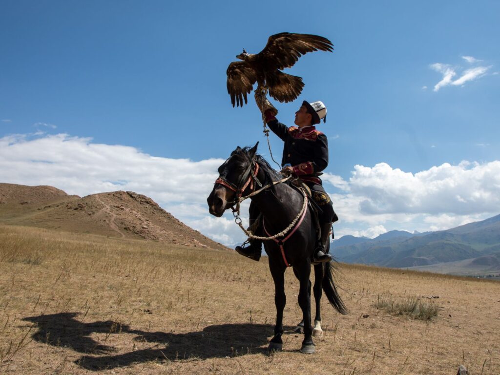 Kyrgyz eagle hunter, Kyrgyzstan