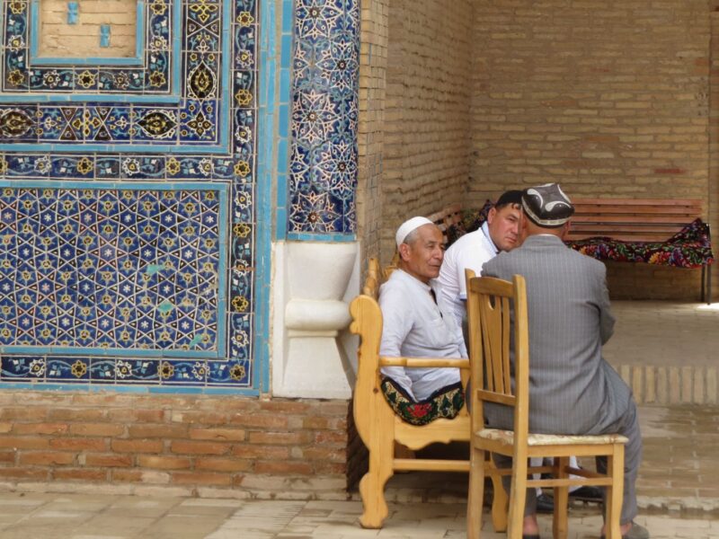Local men, Uzbekistan