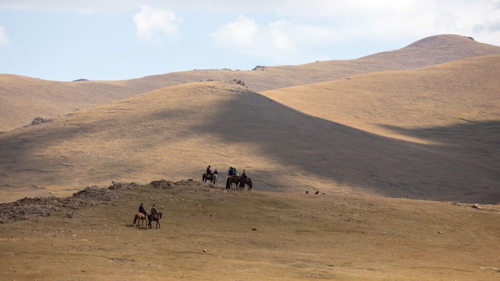 Kok Boru game, Son Kul, Kyrgyzstan