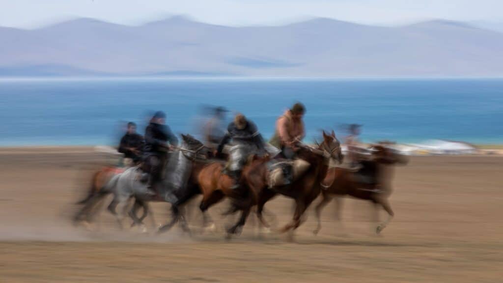 Kok Boru game, Son Kul, Kyrgyzstan