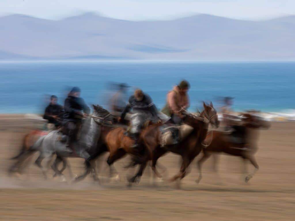 Kok Boru game, Son Kul, Kyrgyzstan