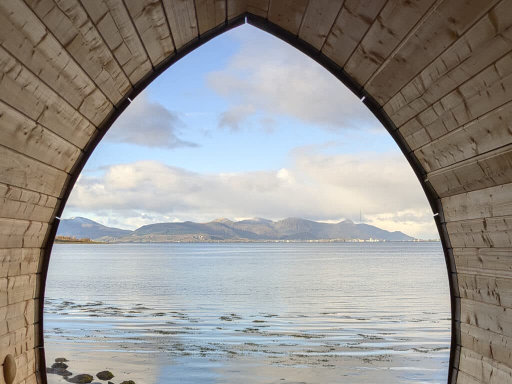 Kvitnes Gard, sauna, Vesterålen, Norway