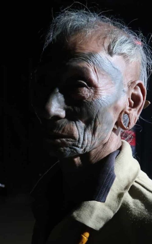 Konyak man, Longwa, Nagaland,