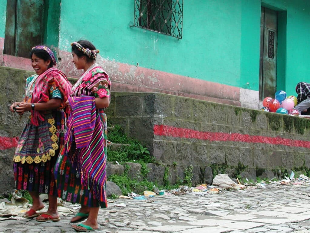 Maya Ladies, Laughing, Guatemala