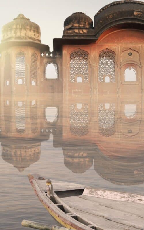 Woman on Boat, Ganges