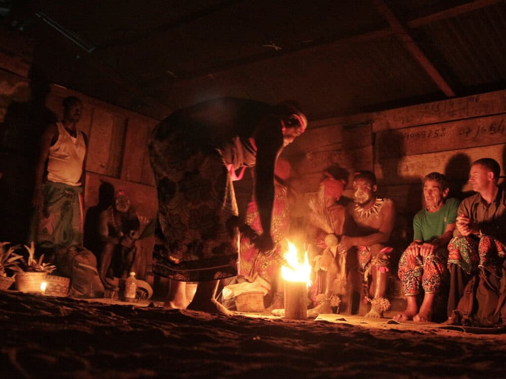 Bwiti ceremony, Lambarene, Gabon