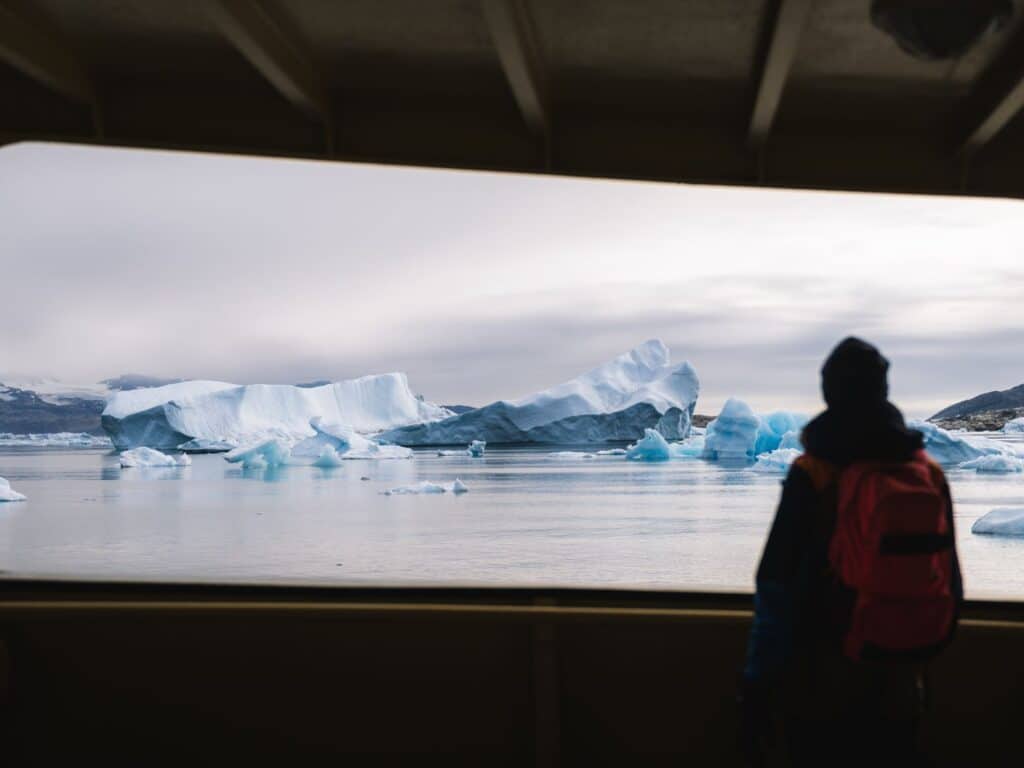 MS Balto, iceberg views, East Greenland, photographed by Sebastian Lehrke