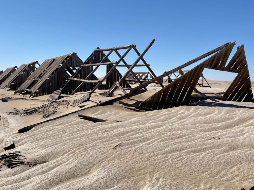 Diamond Coast, Remnants of mining rush, Namibia