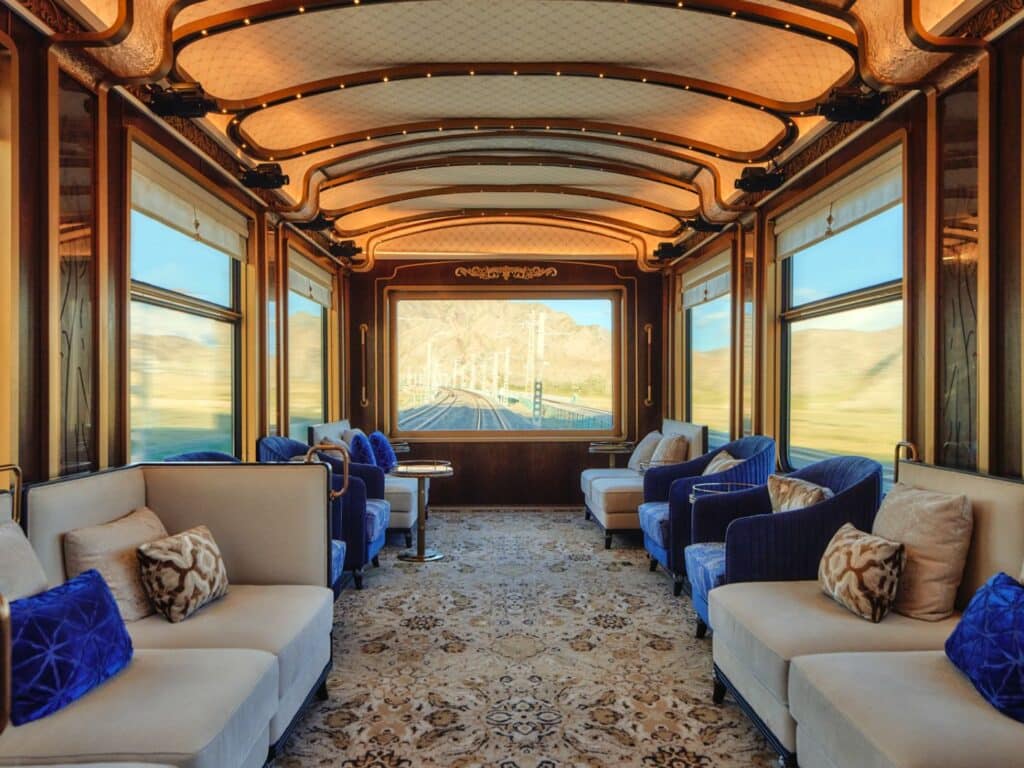 Golden Eagle Train, Observation car, China