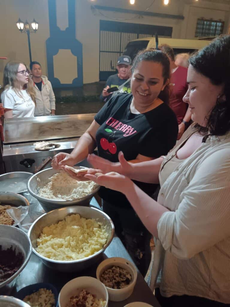 Pupusa making in Ataco, Ruta de Las Flores, El Salvador