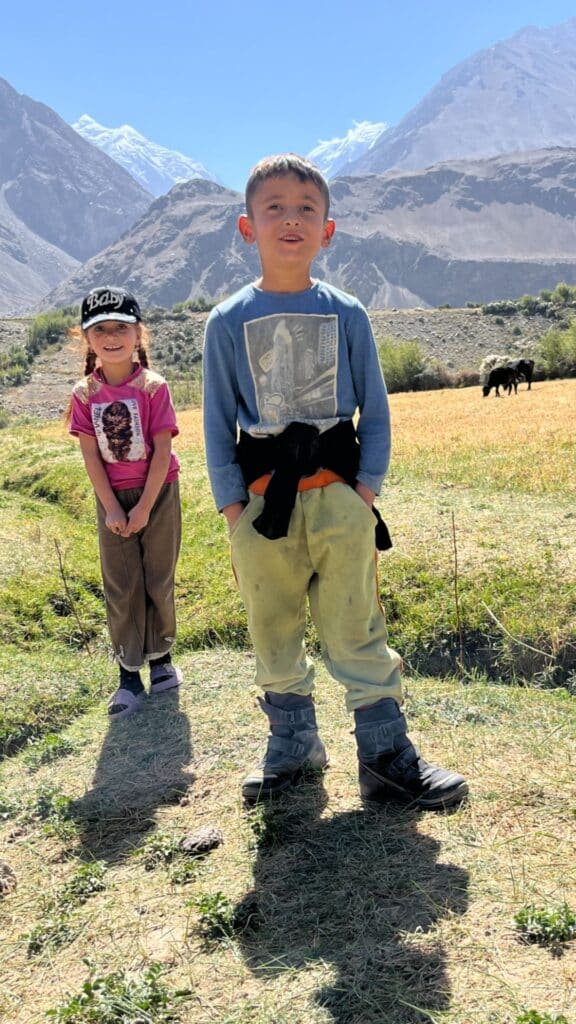 Children in the Wakhan Corridor