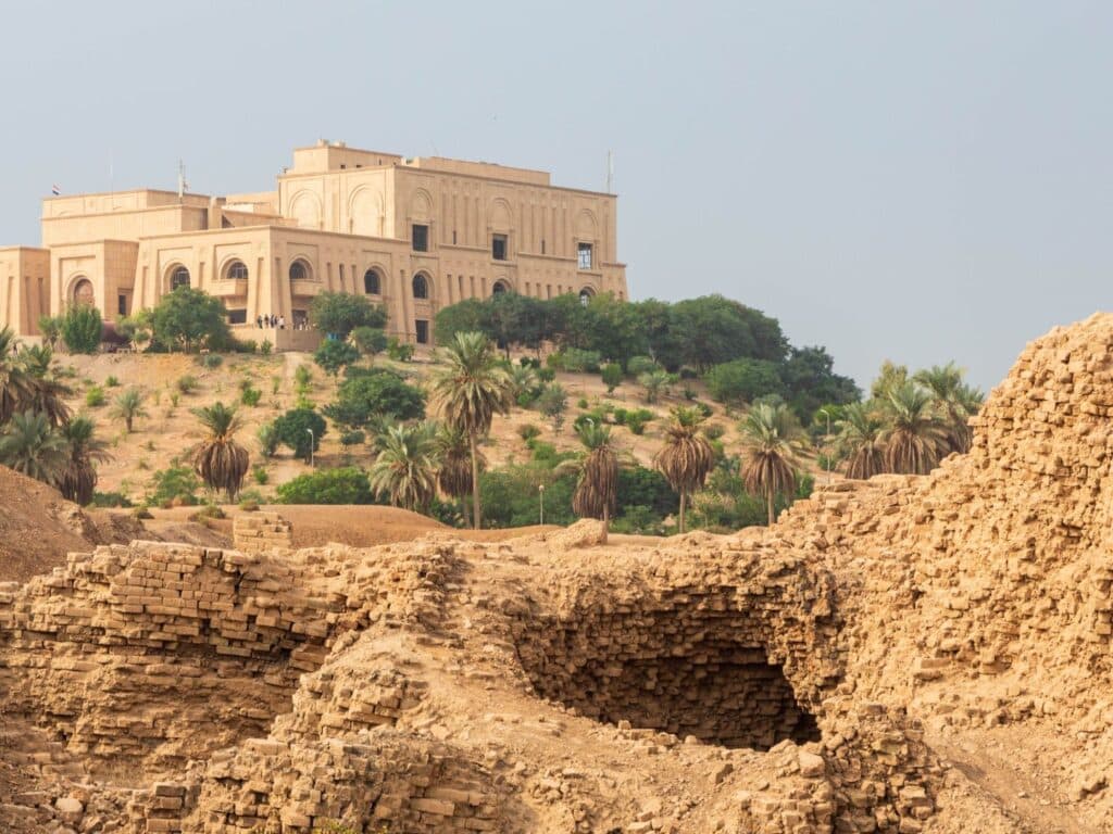 Babylon and Sadam Husseins Palace, Iraq