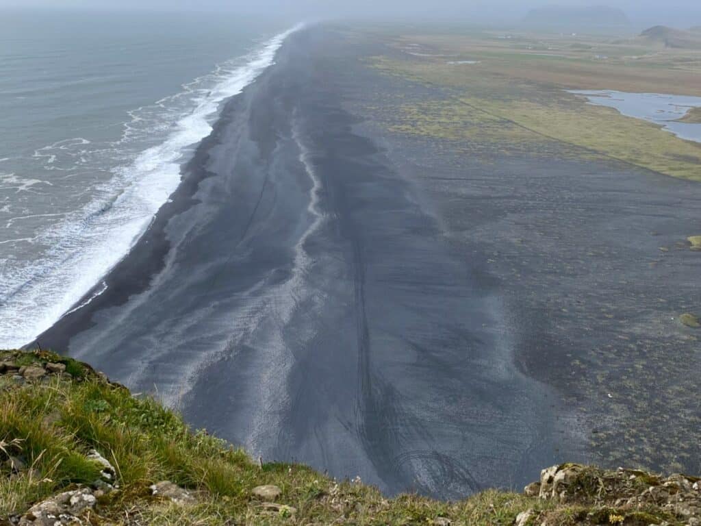 Black sand beach in Iceland