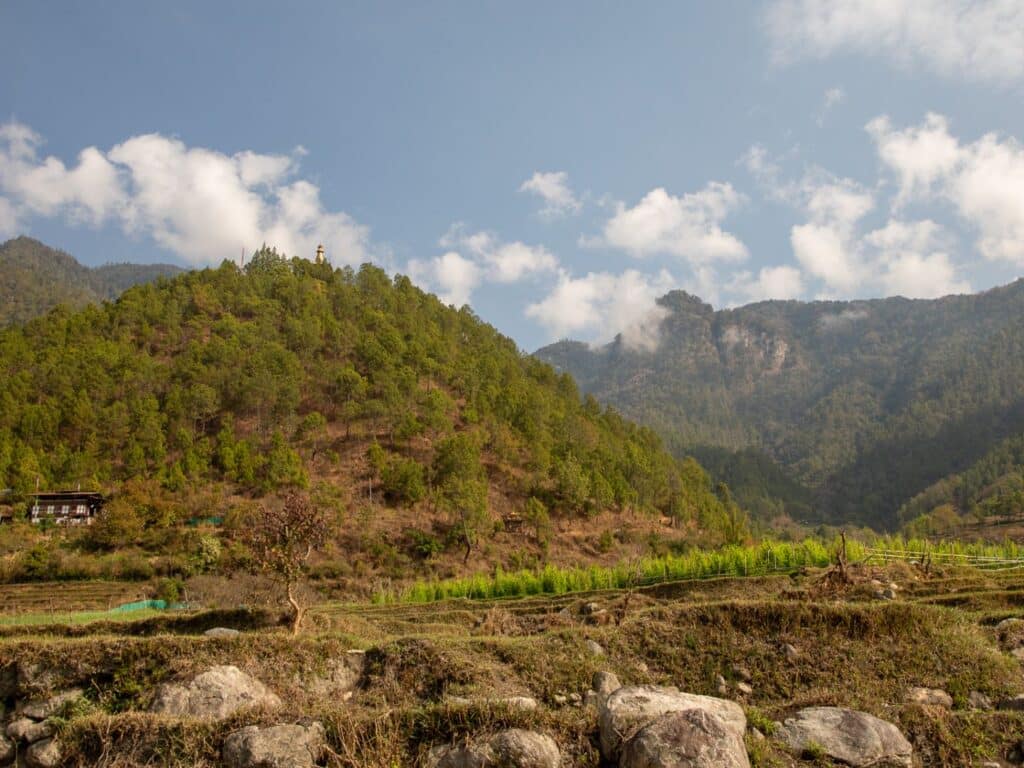 Trek to Crown Prince temple, Bhutan