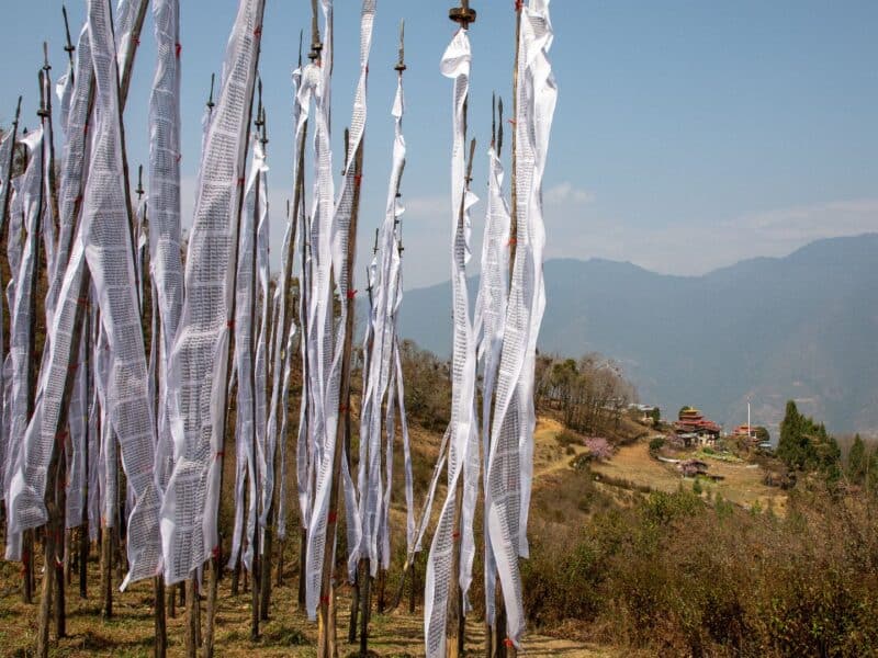 Village enroute to Merak, Bhutan