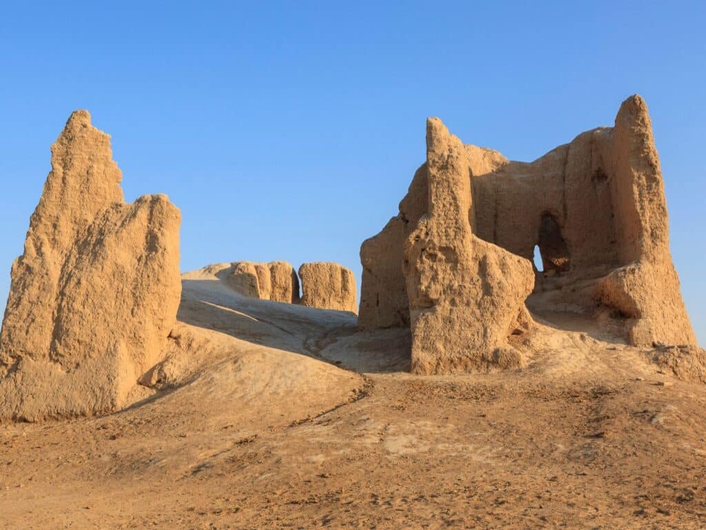 Little Kyz Kala in the ancient city of Merv, Turkmenistan