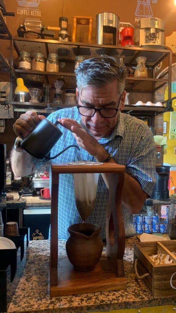 Rene at Casa de la Abuela