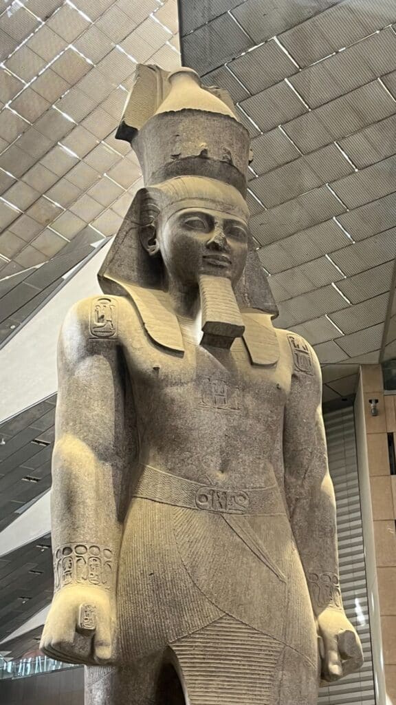 Ramses II Statue in the Grand Egyptian Museum