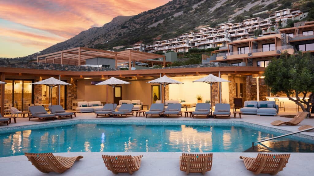 Cayo Exclusive Resort and Spa, pool and mountain view, Greece