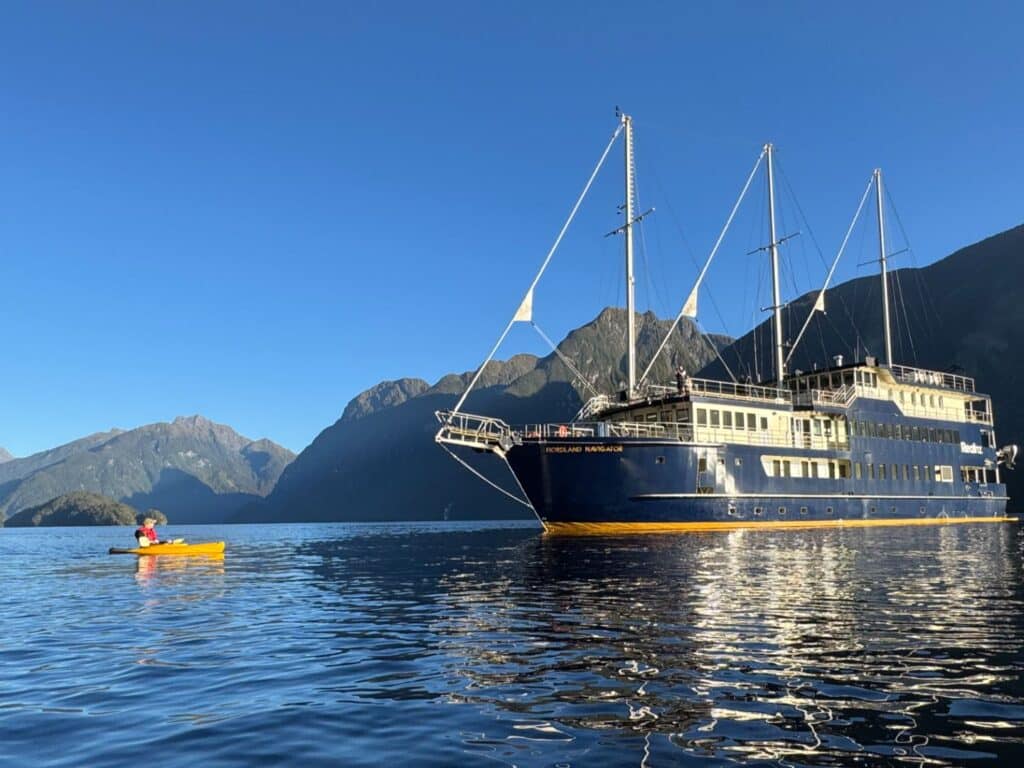 Kayaking in the Doubtful Sound