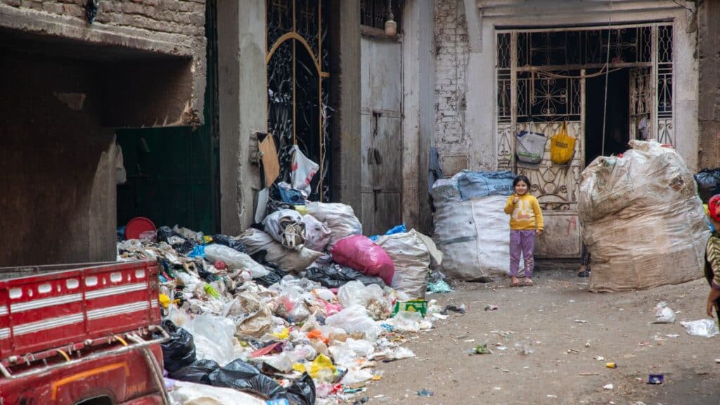 Girl in Garbage City, Cairo
