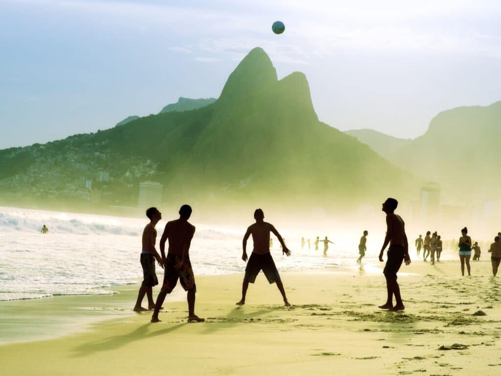 Beach scene, Rio de Janeiro