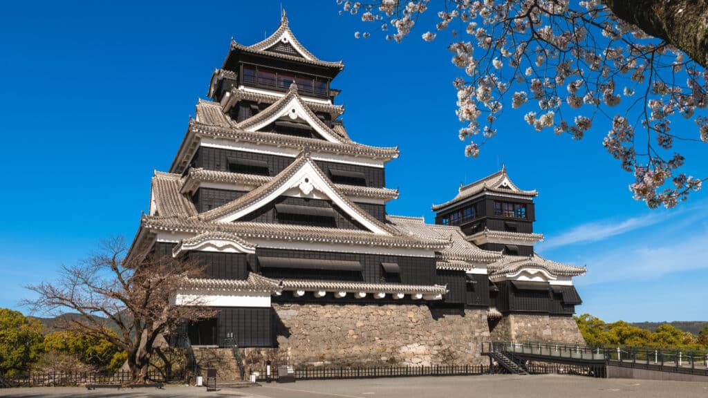 Tenshu of Kumamoto Castle, Kyushu, Japan