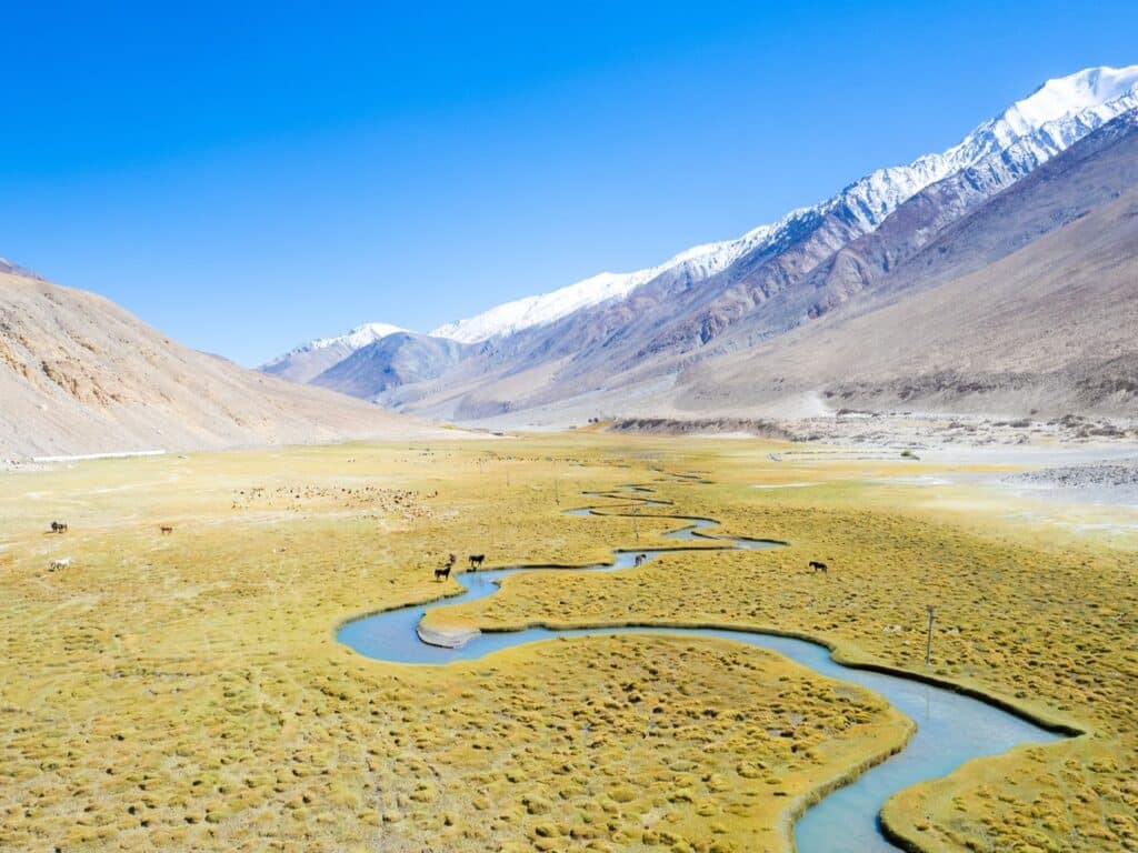 Landscapes of the Nubra Valley, Ladakh, India