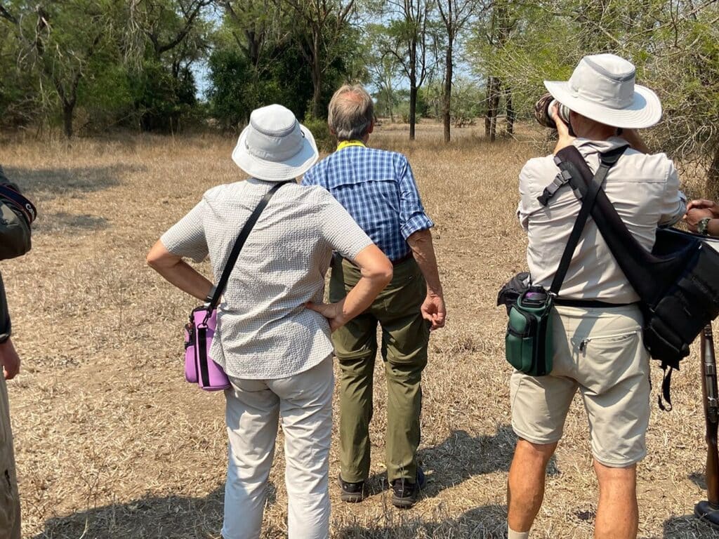 TJ guiding in Mozambique