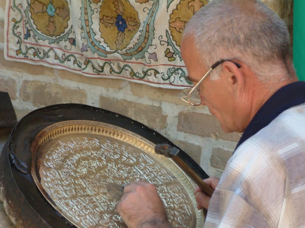 Metal Worker, Bukhara, Uzbekistan