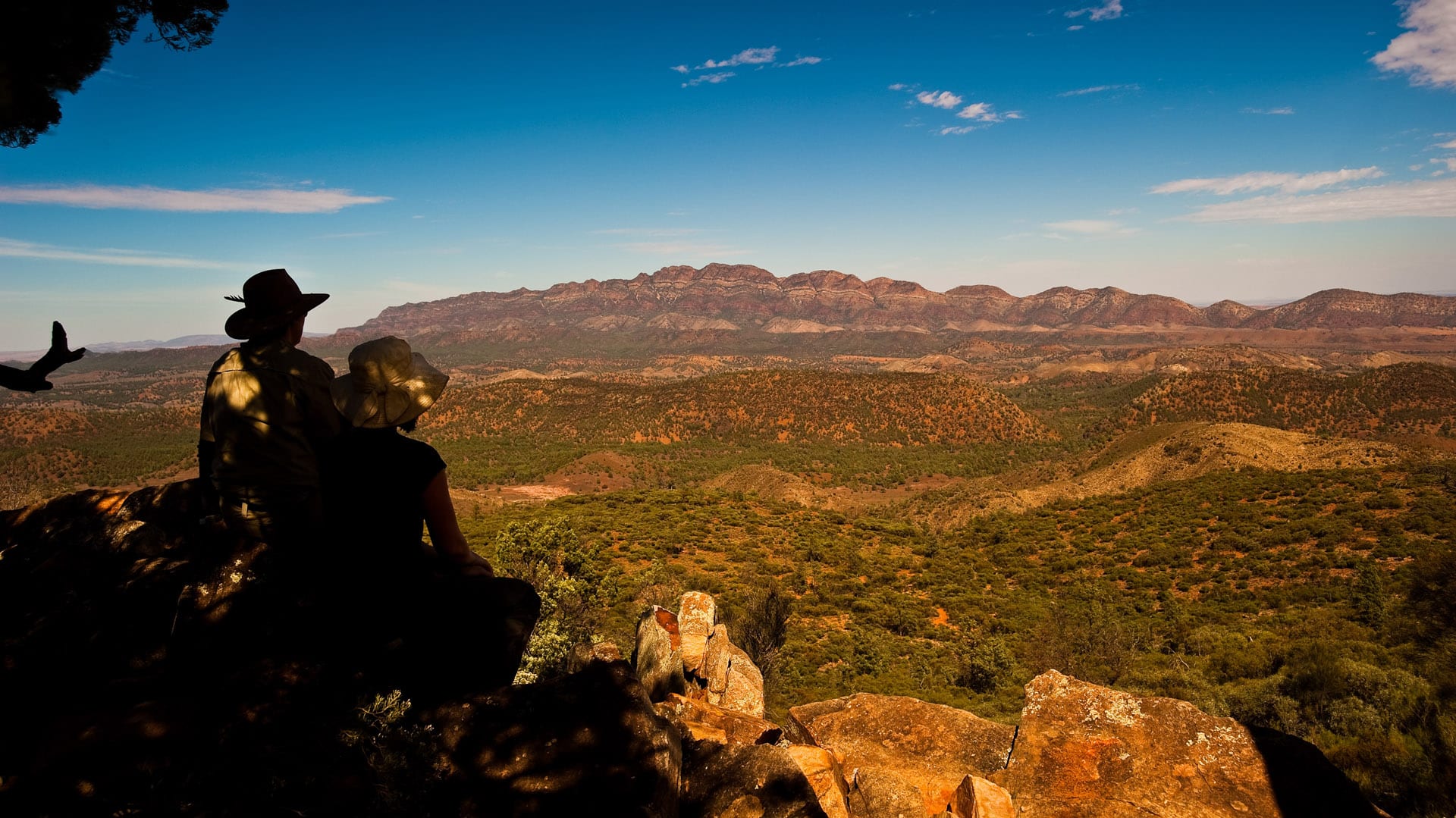 Driving into the Flinders Ranges Steppes Travel