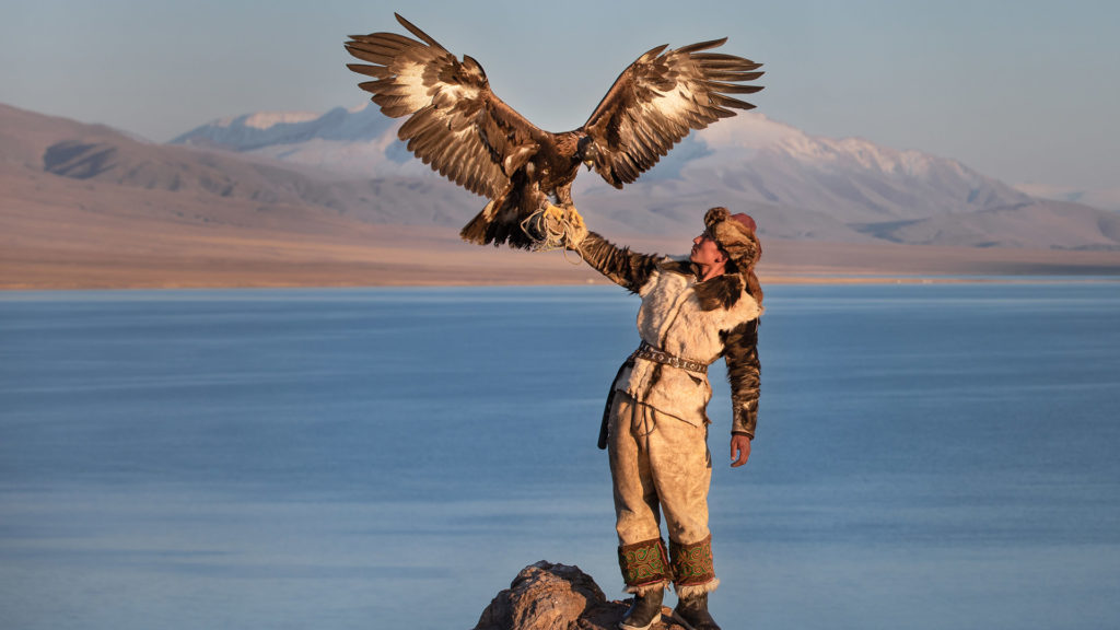 Eagle hunters in Ulgii