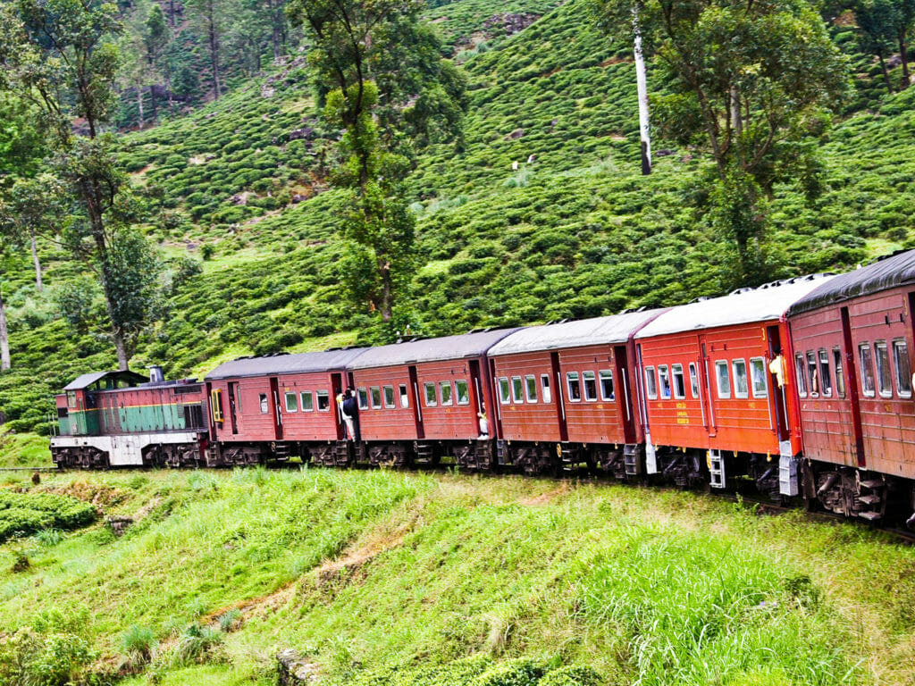 Train from Nuwara Eliya to Colombo, Nuwara Eliya, Sri Lanka