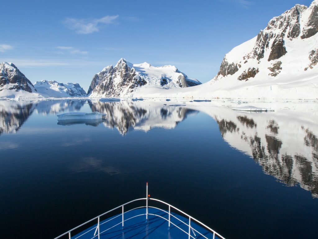 View from bow, Ocean Nova, Antarctica, A21