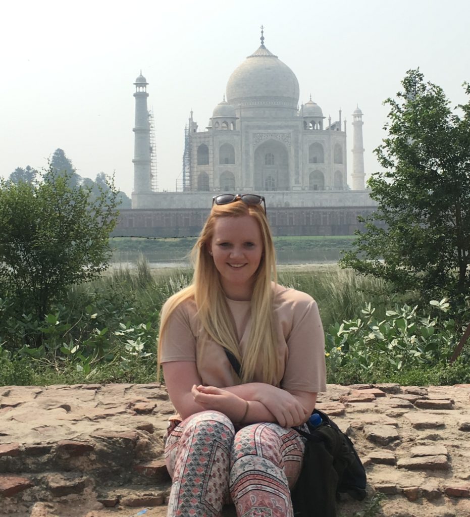 Amy Hastie in India
