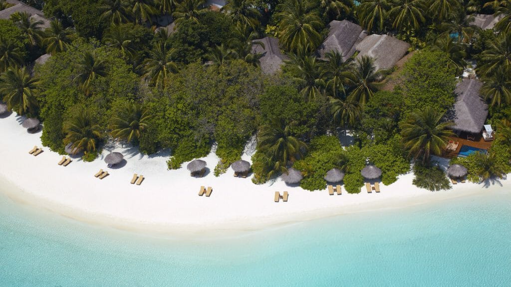 Aerial View, Baros, Maldives