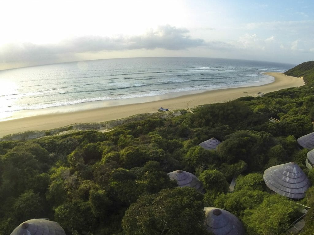 Aerial View, Thonga Beach Lodge, KwaZulu Natal, South Africa