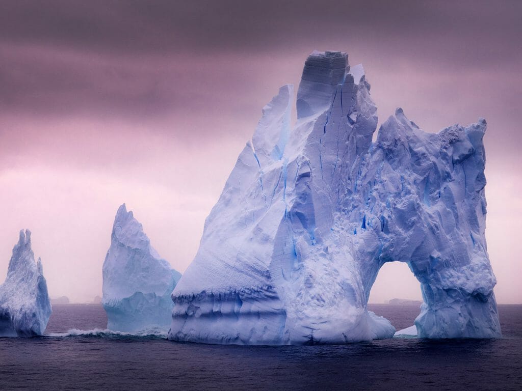 Iceberg in spectacular light, Antarctica