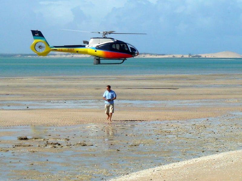 Helicopter, Azura Benguerra, Mozambique