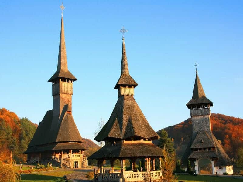 Barsana Wooden Monastery, Maramures, Romania