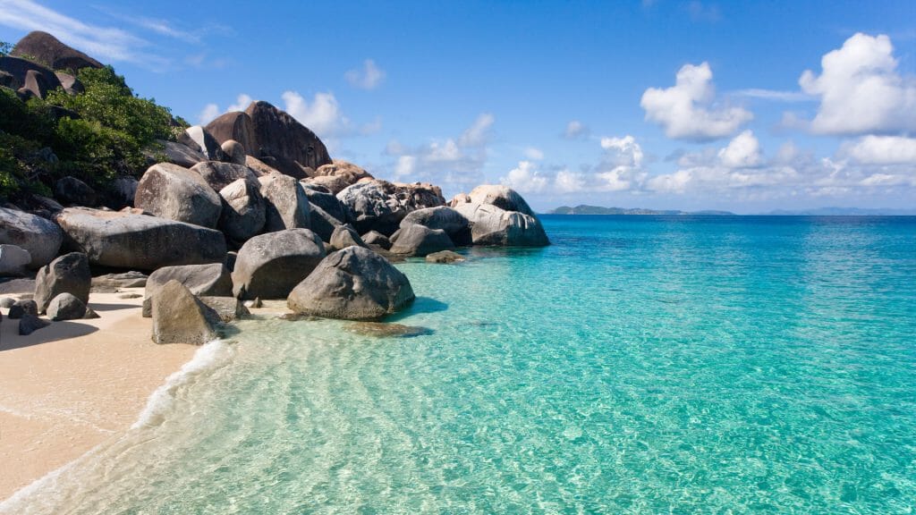 Turquoise waters of the British Virgin Islands