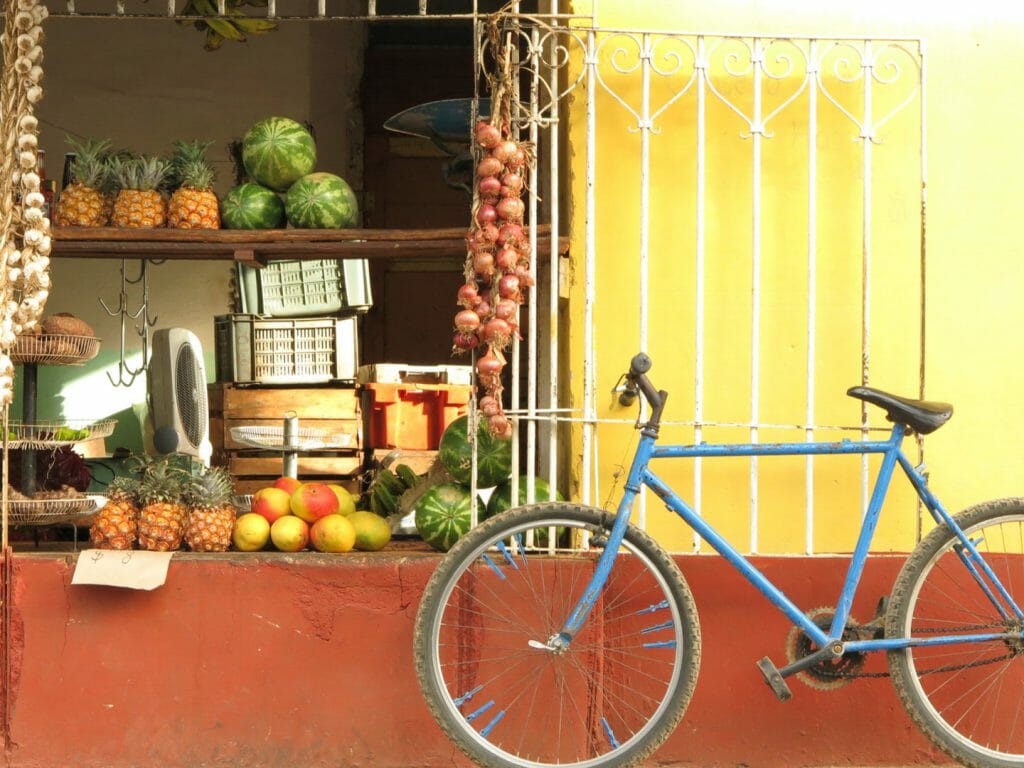Bicycle on the Street in Havana, Cuba